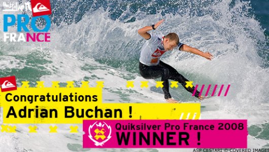 Adrian Ace Buchan 2008 Quiksilver Pro France Champ